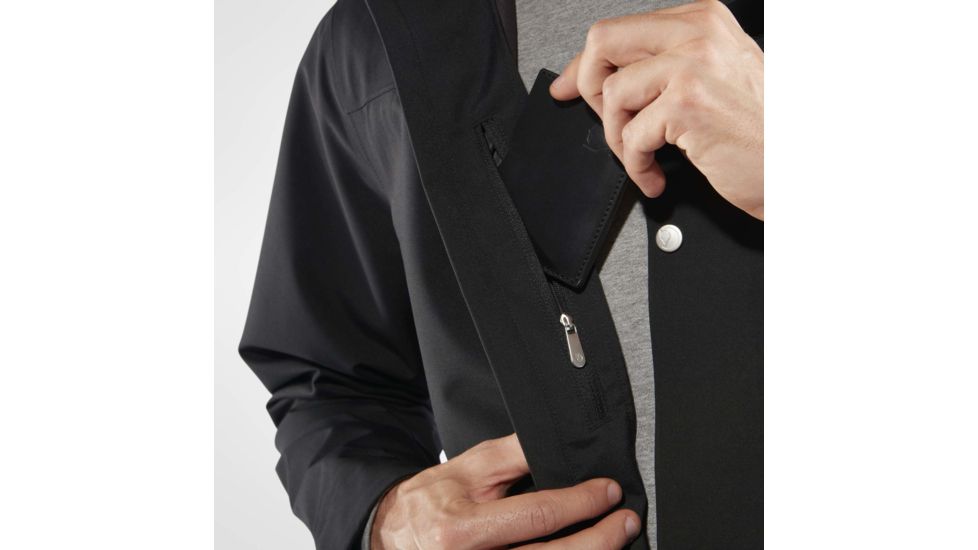 Fjallraven Greenland Eco-Shell Jacket - Mens, Black, XXL, F87205-550-XXL
