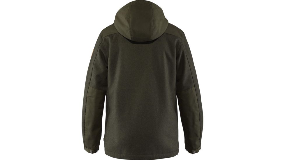 Fjallraven Greenland Re-wool Jacket - Mens, Deep Forest, Medium, F82976-662-M