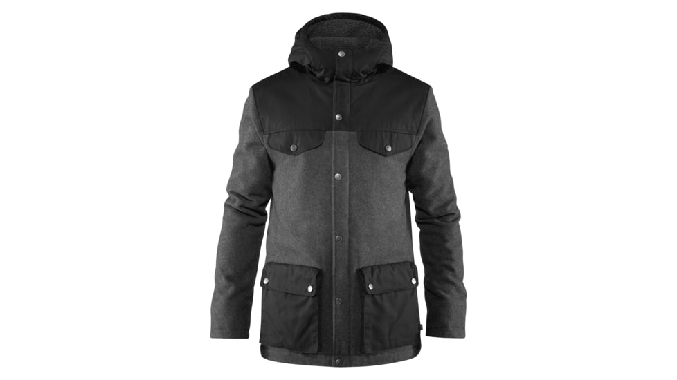 Fjallraven Greenland Re-Wool Jacket - Mens, Grey, Extra Small, F82976-020-XS