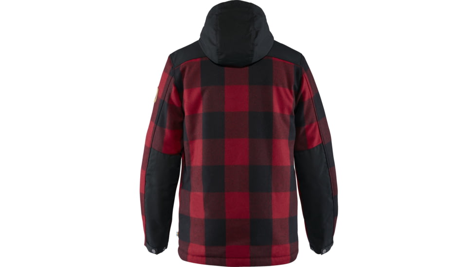 Fjallraven Greenland Re-Wool Jacket - Mens, Red/Black, 2XL, F82976-320-550-XXL