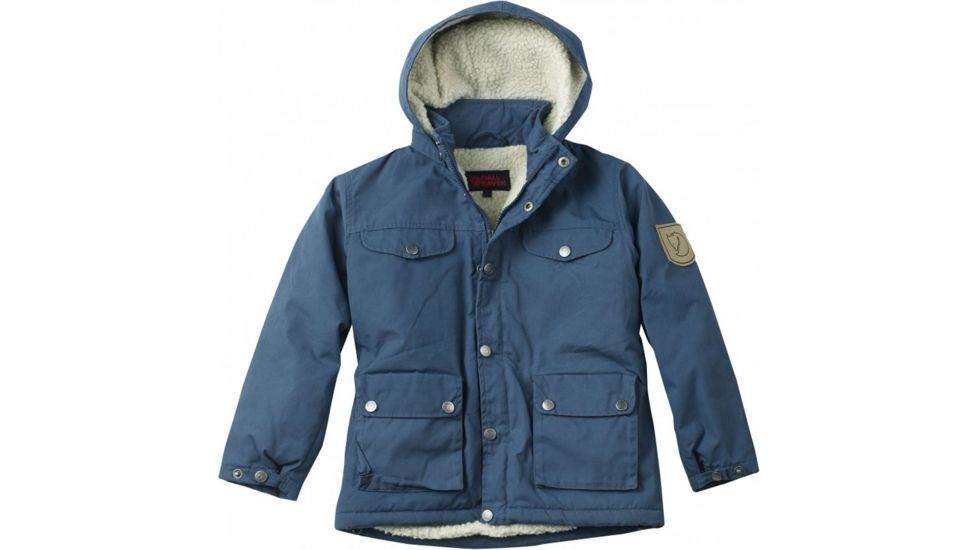 Fjallraven Greenland Winter Jacket - Kids-Uncle Blue-4
