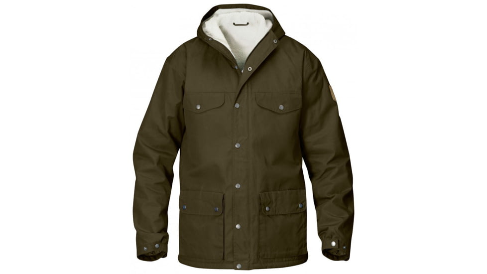 Fjallraven Greenland Winter Jacket - Mens-Dark Olive-Large