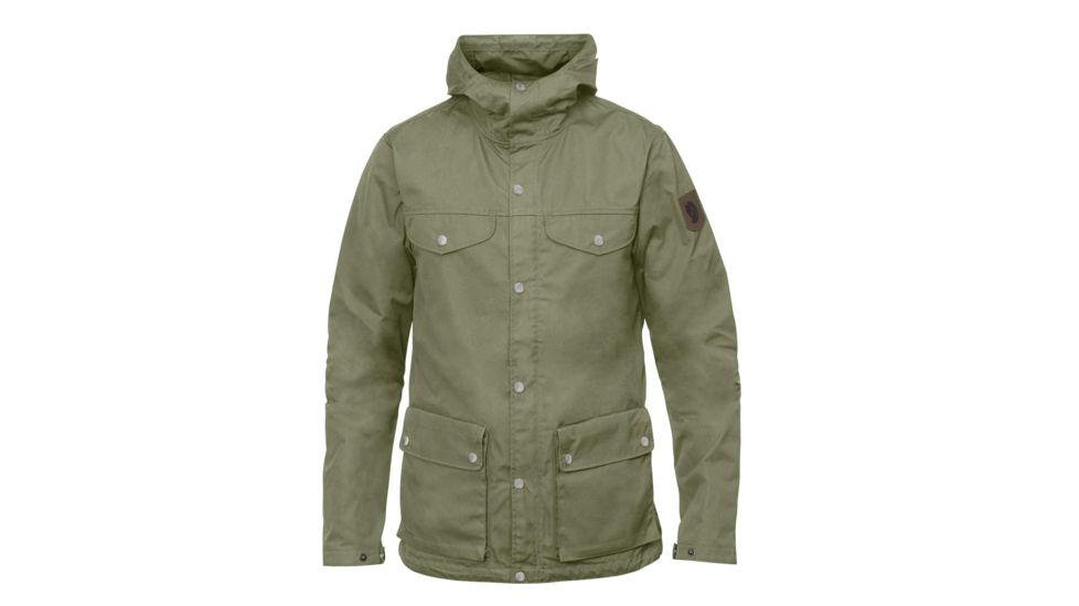 Fjallraven Greenland Winter Jacket w/ Pile Fleece Interior - Mens, Green, Extra Small, F87202-620-XS