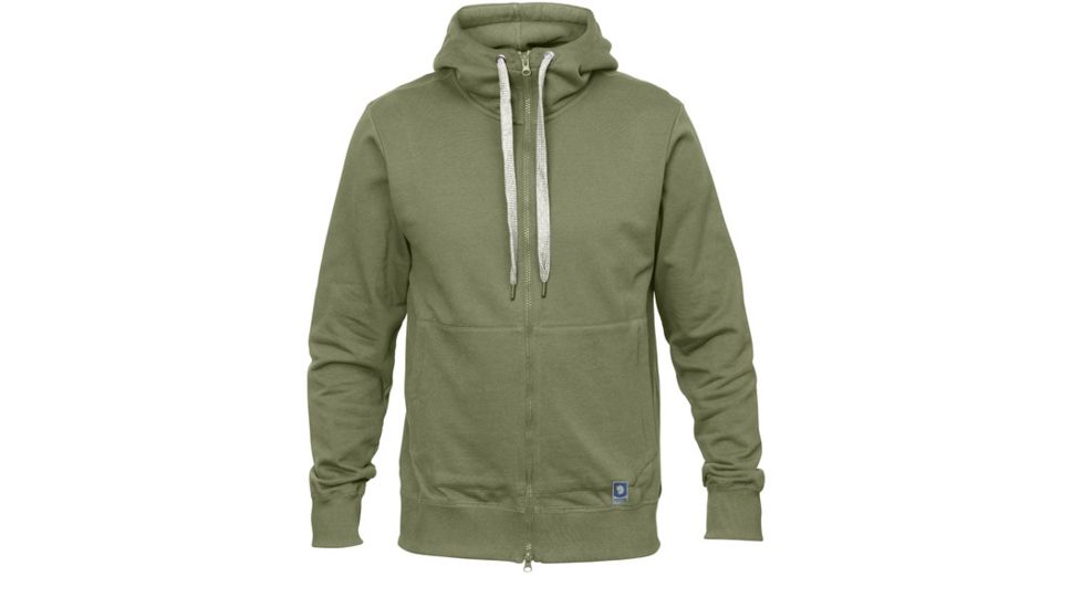 Fjallraven Greenland Zip Hoodie - Mens, Green, Large, F81517-620-L