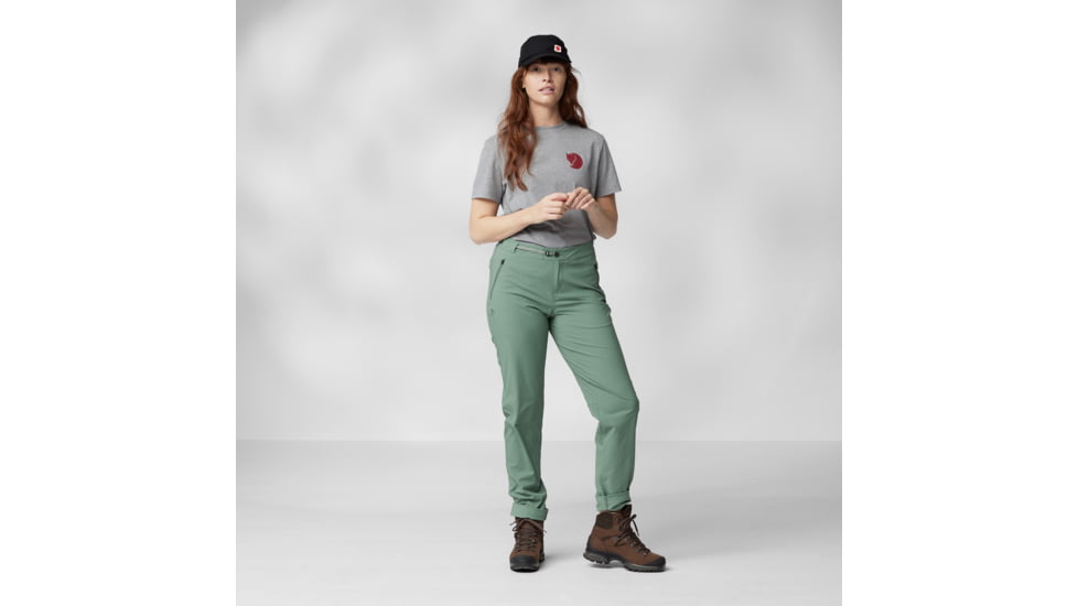Fjallraven High Coast Trail Trousers - Womens, Patina Green, 40/R, F87091-614-40/R