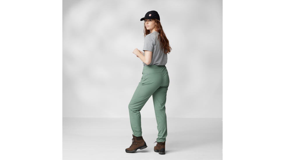 Fjallraven High Coast Trail Trousers - Womens, Patina Green, 40/R, F87091-614-40/R