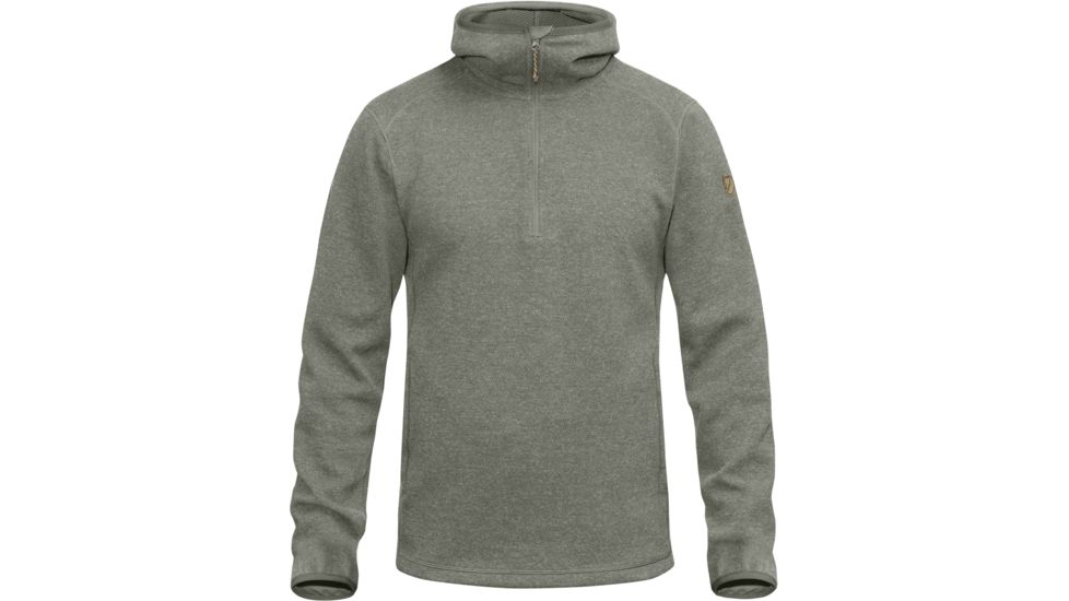 Fjallraven High Coast Wool Hoodie - Men's-Fog-Small