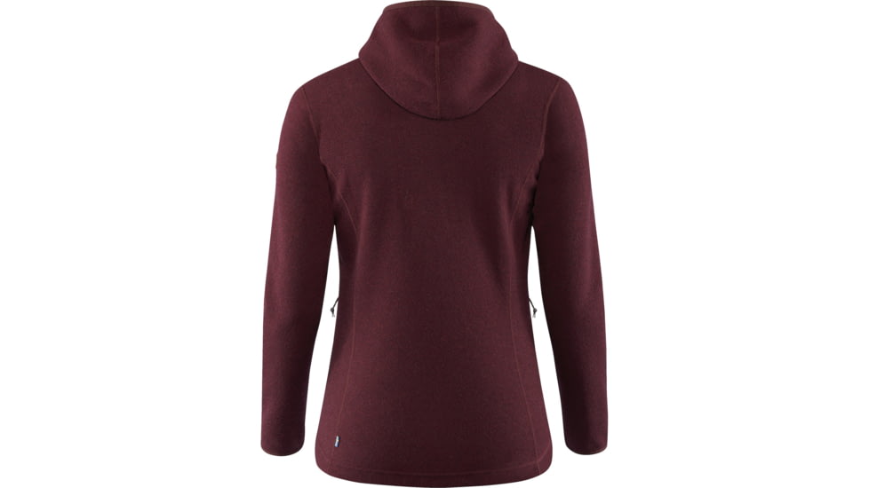 Fjallraven High Coast Wool Hoodie - Womens, Dark, 2XS, F89950-356-XXS