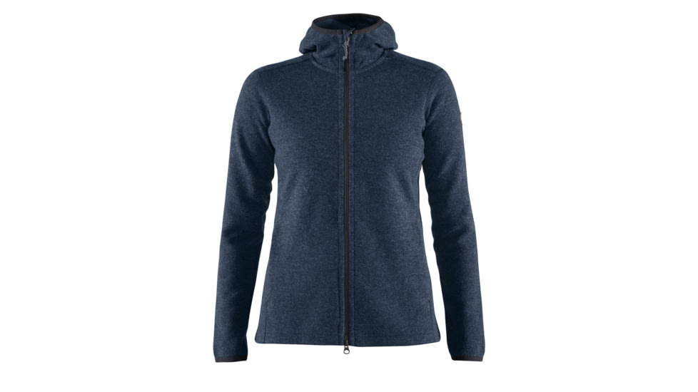 Fjallraven High Coast Wool Hoodie - Womens, Navy, Small, F89950-560-S