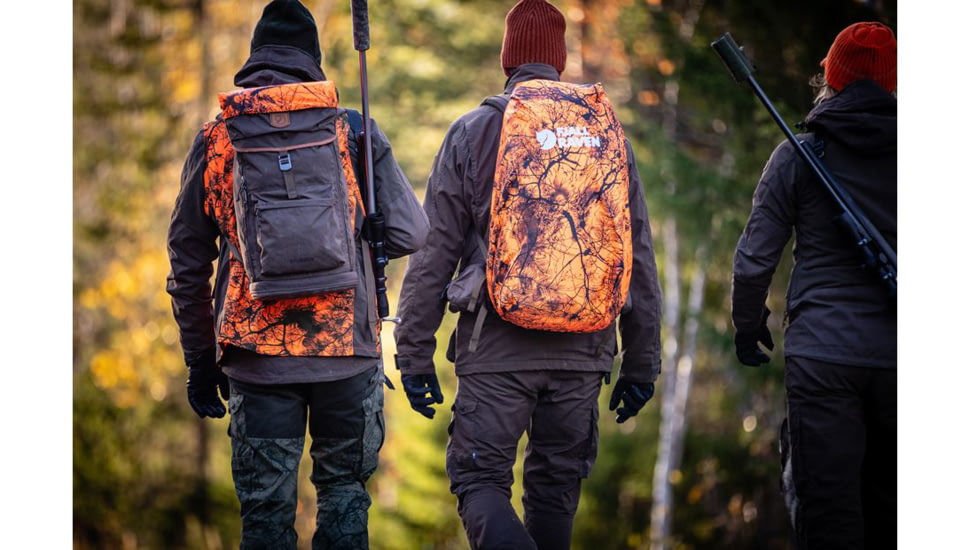 Fjallraven Hunting Rain Cover 16-28, Safety Orange, One Size, F25865-210-One Size