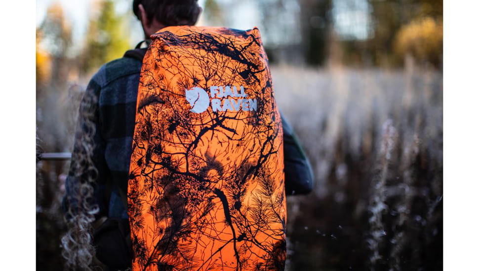 Fjallraven Hunting Rain Cover 16-28, Safety Orange, One Size, F25865-210-One Size