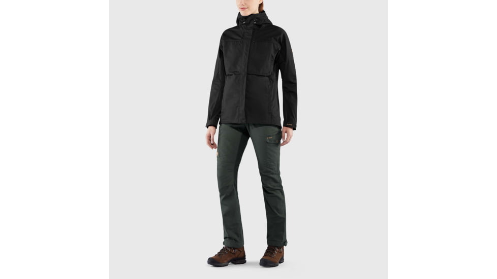 Fjallraven Kaipak Jacket - Womens, Black, Small, F89828-550-S