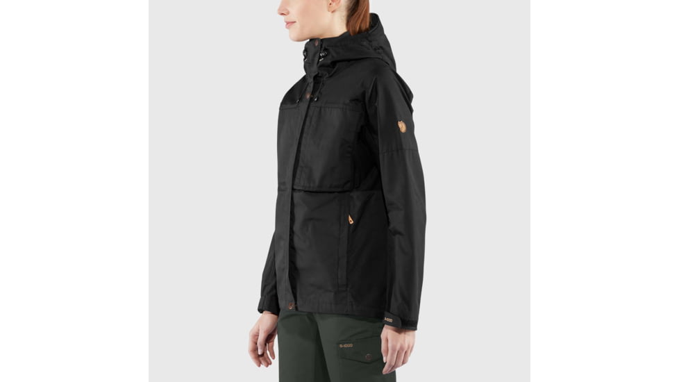 Fjallraven Kaipak Jacket - Womens, Black, Small, F89828-550-S