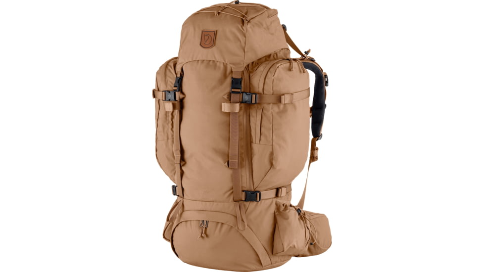 Fjallraven Kajka 75L Backpack, Khaki Dust, Small/Medium, F24200024-228-One Size