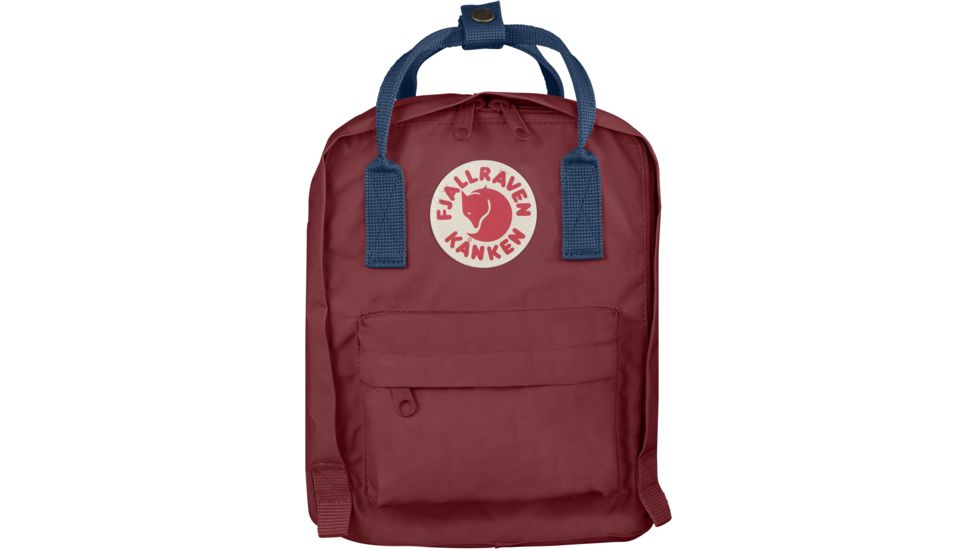Fjallraven Kanken Backpack - Kid's-Ox Red/Royal Blue-7 L