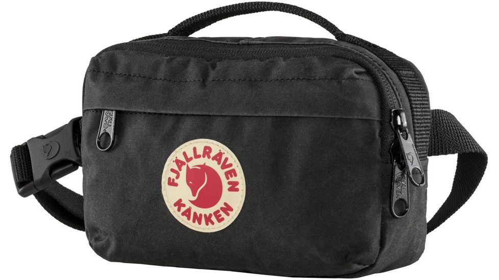 Fjallraven Kanken Hip Pack, Black, One Size, F23796-550-One Size
