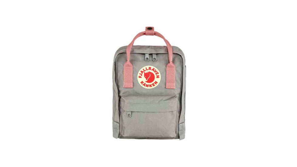 Fjallraven Kanken Mini Daypack, 7 Liters, Fog/Pink, One Size, F23561-021-312-One Size