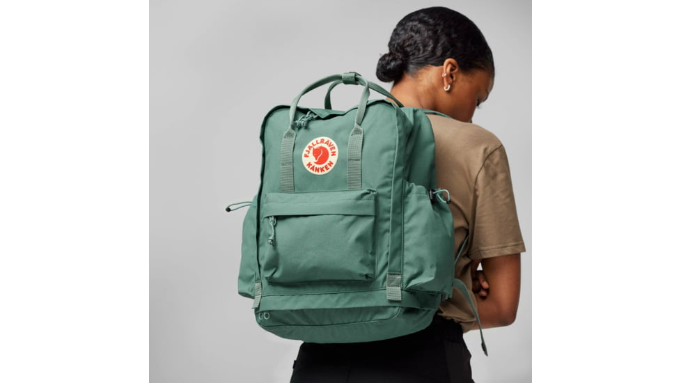 Fjallraven Kanken Outlong - Unisex, Frost Green, One Size, F232-664OS