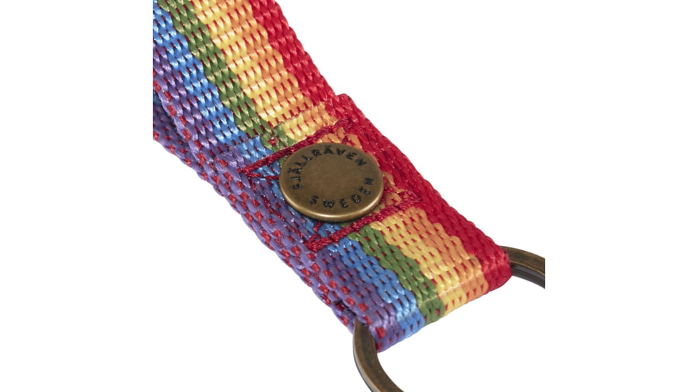Fjallraven Kanken Rainbow Keyring, Rainbow Pattern, One Size, F23622-907-One Size