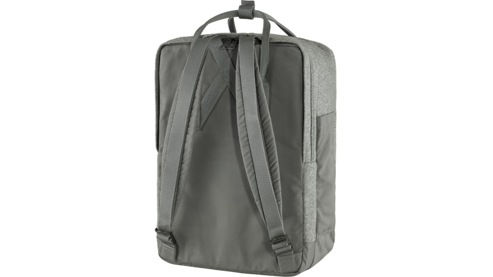 Fjallraven Kanken Re-Wool Laptop 15in Pack, Granite Grey, F23328-027-One Size