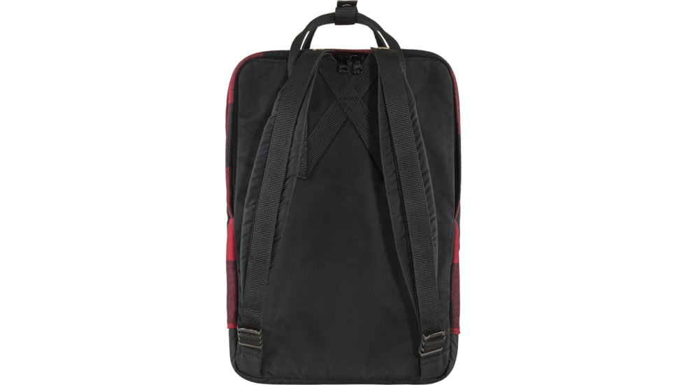 Fjallraven Kanken Re-Wool Laptop 15in Pack, Red/Black, F23328-320-550-One Size