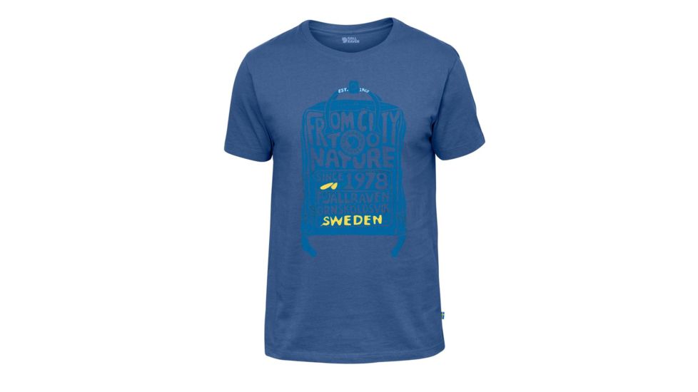 Fjallraven Kanken T-Shirt Mens, Deep Blue, S, F81941-527-S