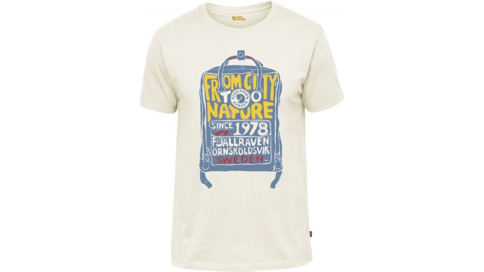 Fjallraven Kanken T-Shirt Mens, Eggshell, S F81941-111-S
