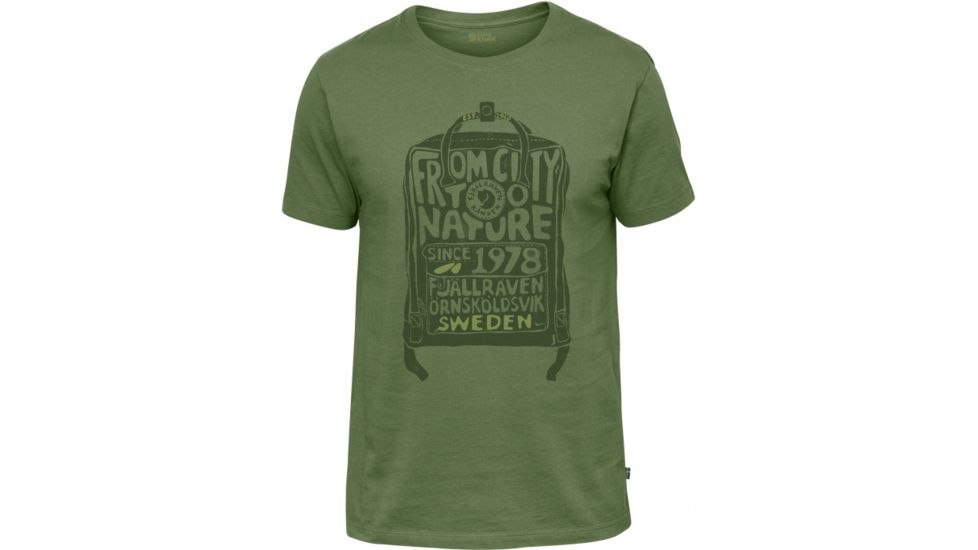 Fjallraven Kanken T-Shirt Mens, Fern, S F81941-618-S