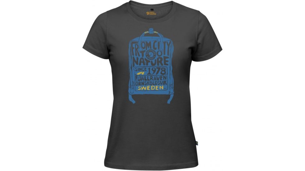 Fjallraven Kanken T-Shirt Womens, Dark Grey, L F89978-30-L