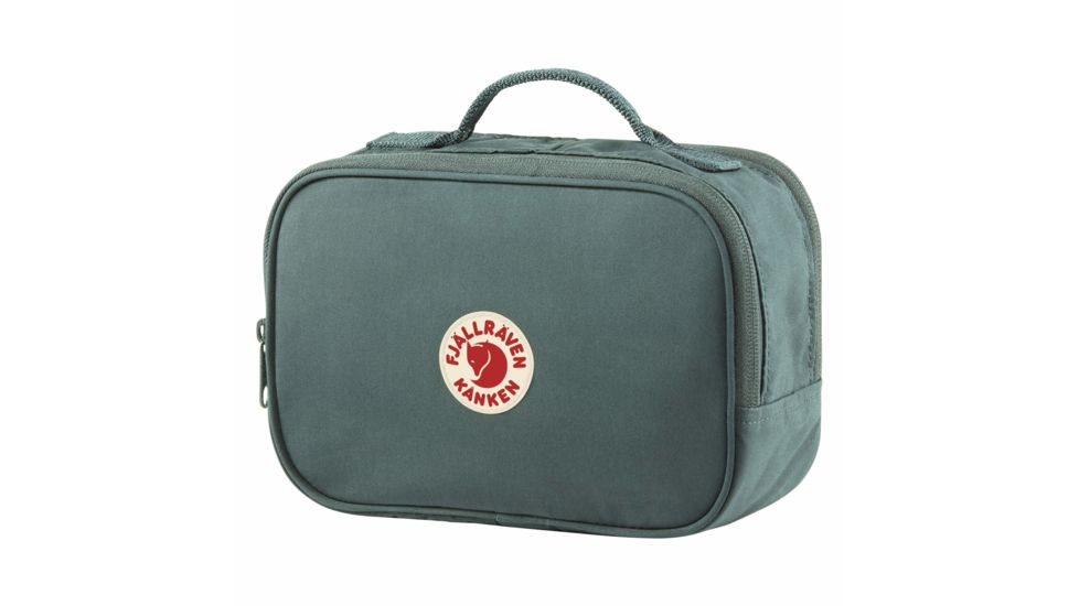Fjallraven Kanken Toiletry Bag, Frost Green, F23784-664-One Size