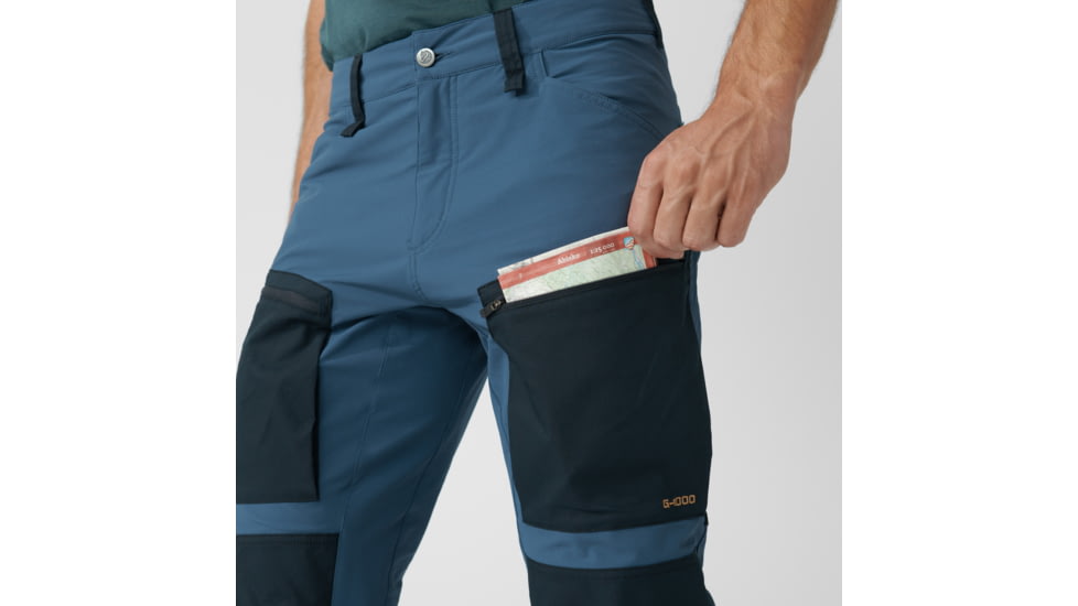 Fjallraven Keb Agile Trousers - Mens, Indigo Blue-Dark Navy, 44, Regular, F86411-534-555-44/R