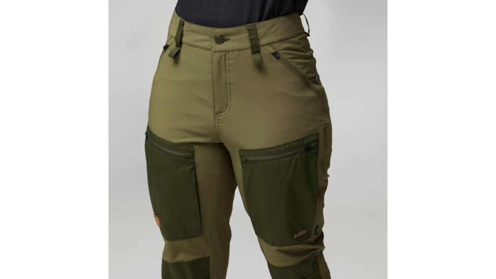 Fjallraven Keb Agile Trousers - Womens, Laurel Green/Deep Forest, 38/Small, F142662-38/S