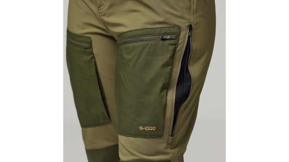 Fjallraven Keb Agile Trousers - Womens, Laurel Green/Deep Forest, 38/Small, F142662-38/S