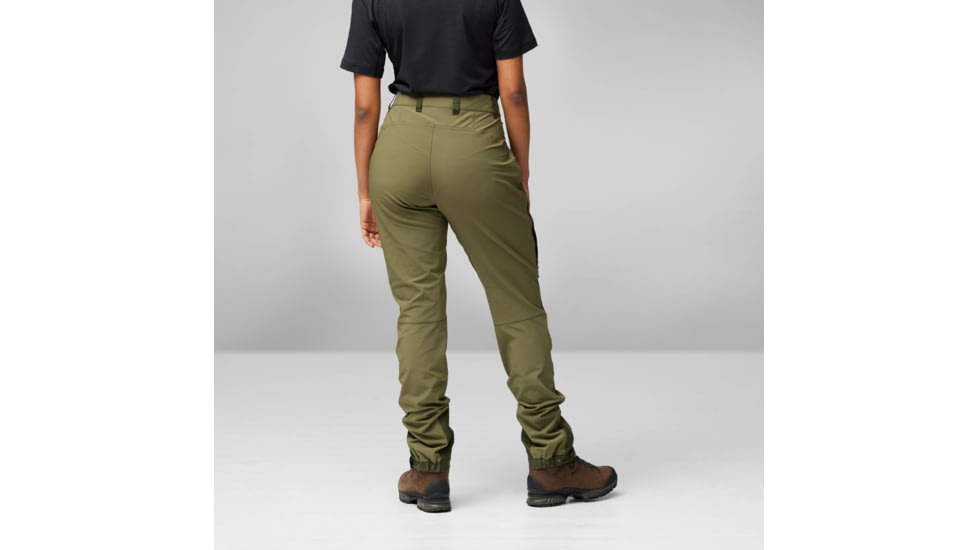 Fjallraven Keb Agile Trousers - Womens, Laurel Green/Deep Forest, 38/Small, F142662-38/S