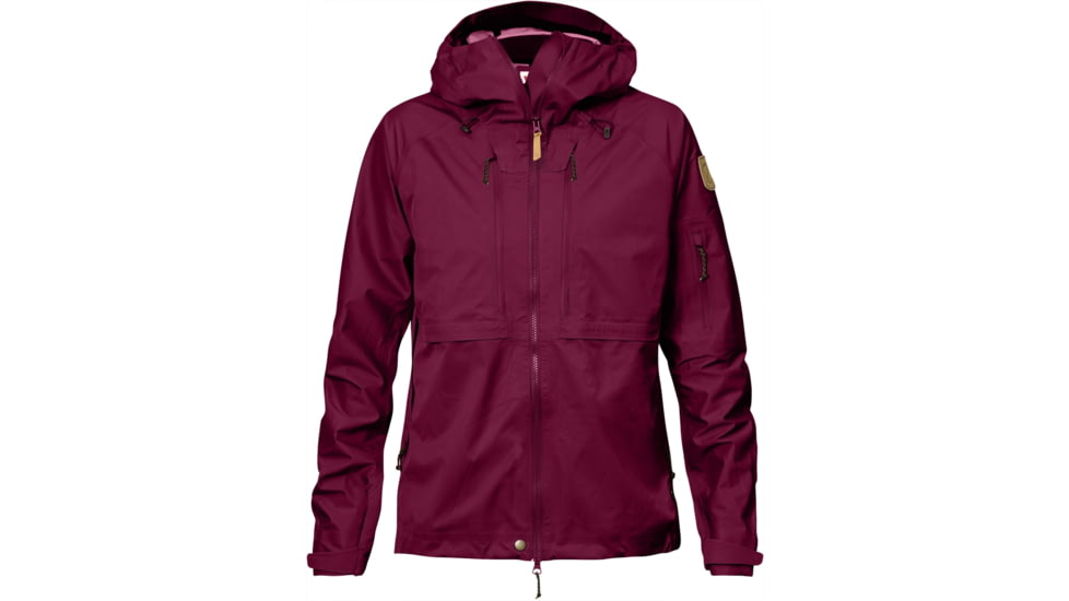 Fjallraven Keb Eco-Shell Jacket - Women's, Large, Plum, F89600-420-l