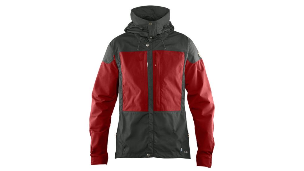 Fjallraven Keb Jacket - Mens, Stone Grey-Lava, Small, F87211-018-335-S