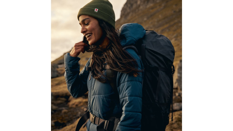 Fjallraven Keb Padded Hoodie - Womens, Mountain Blue, Large, F89630-570-L