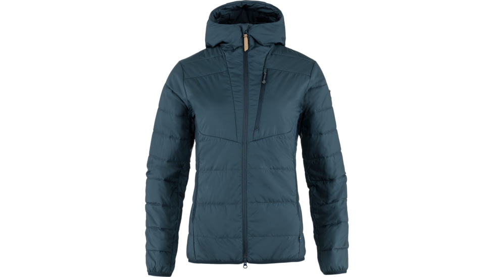 Fjallraven Keb Padded Hoodie - Womens, Mountain Blue, Large, F89630-570-L