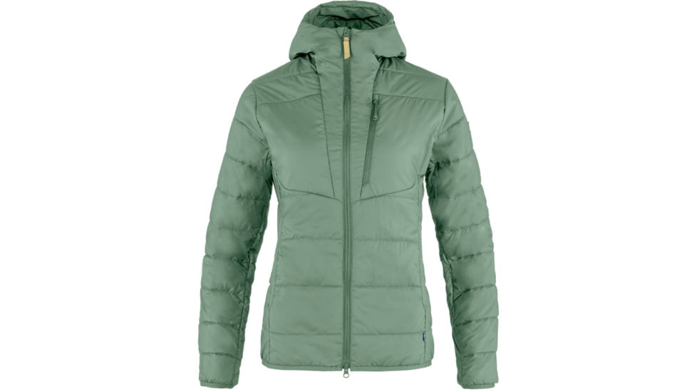 Fjallraven Keb Padded Hoodie - Womens, Patina Green, Extra Large, F89630-614-XL