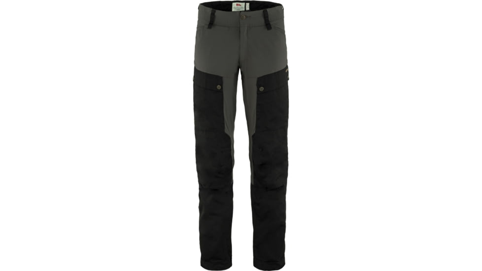 Fjallraven Keb Trousers - Mens, Short Inseam, Black/Stone Grey, 52/Short, F87176-550-018-52/S
