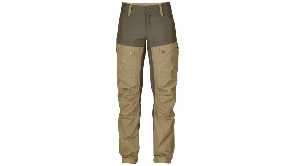 Fjallraven Keb Trousers - Womens-Sand-Short Inseam-4