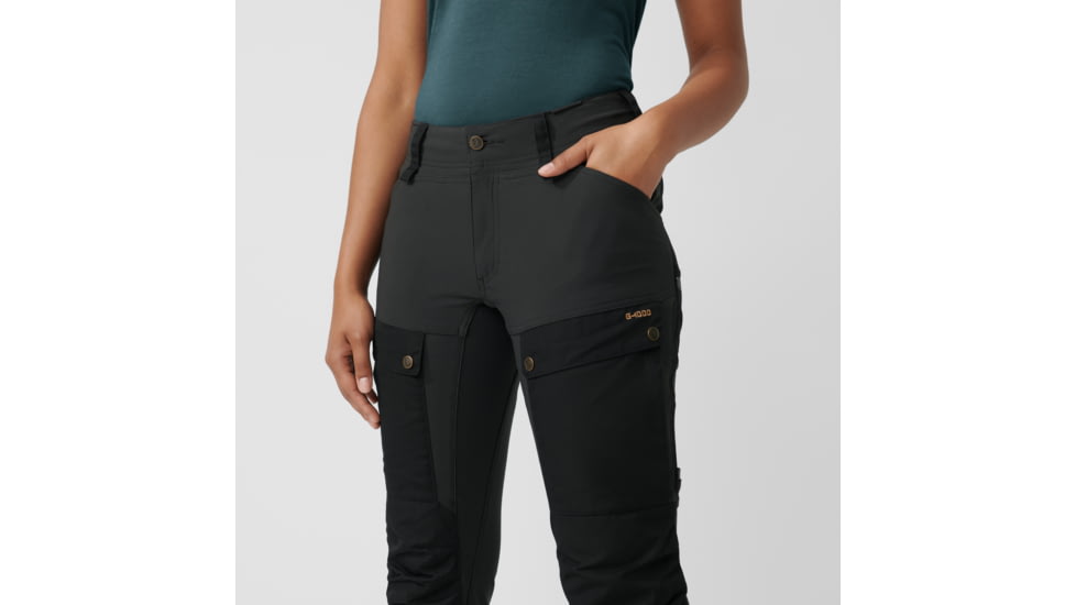 Fjallraven Keb Trousers - Womens, Short, Black, 48, F89898S-550-48