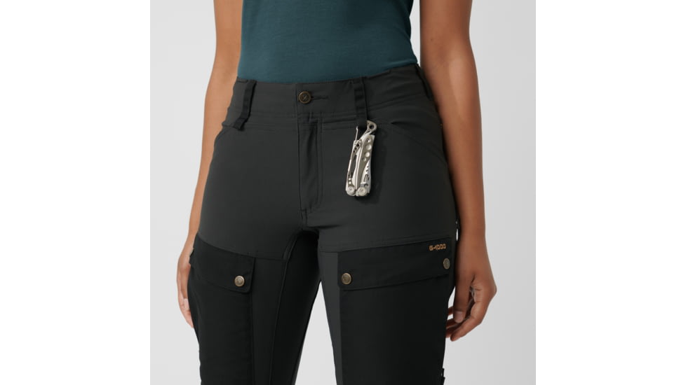 Fjallraven Keb Trousers - Womens, Short, Black, 48, F89898S-550-48