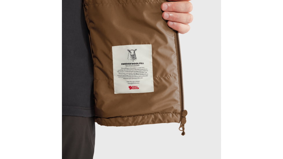 Fjallraven Keb Wool Padded Jacket - Mens, Timber Brown, Small, F86399-248-S