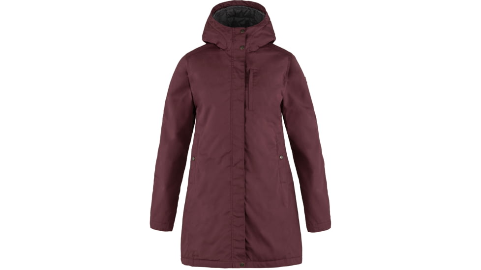 Fjallraven Kiruna Padded Parka - Womens, Port, Small, F89644-357FR-S
