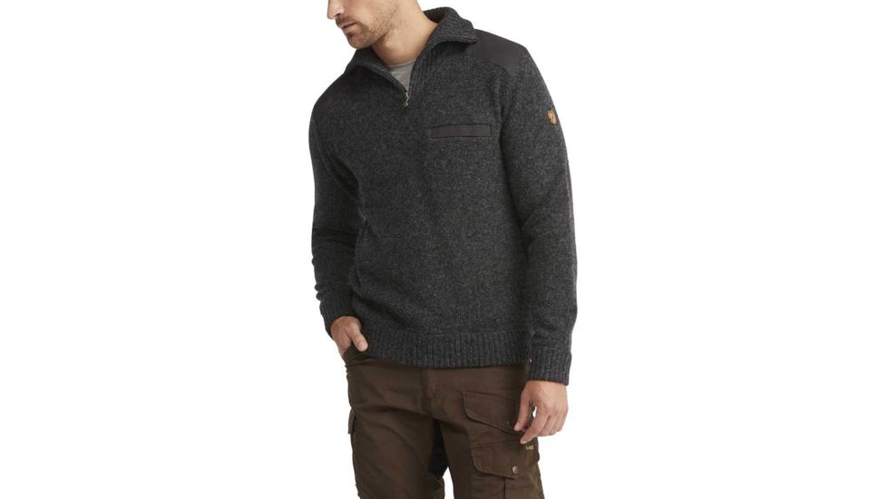 Fjallraven Koster Sweater - Mens, Dark Grey, Small, F90487-030-S