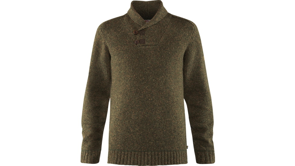 Fjallraven Lada Sweater - Mens, Dark Olive, Extra Large, F81346-633-XL