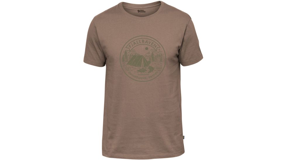 Fjallraven Lagerplats T-Shirt - Mens, Dark Sand, Large, F81950-227-L