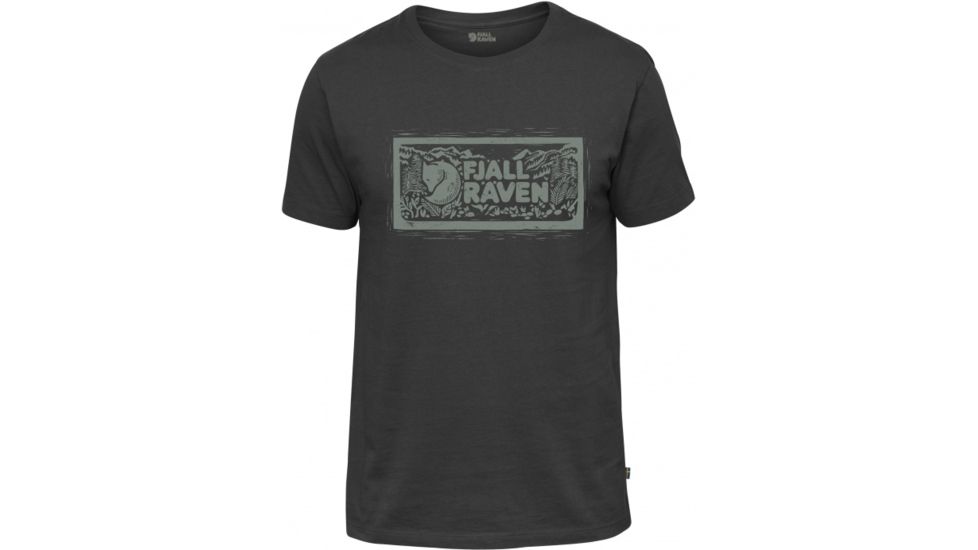 Fjallraven Logo Stamp T-Shirt Mens, Dark Grey, XL F81949-30-XL