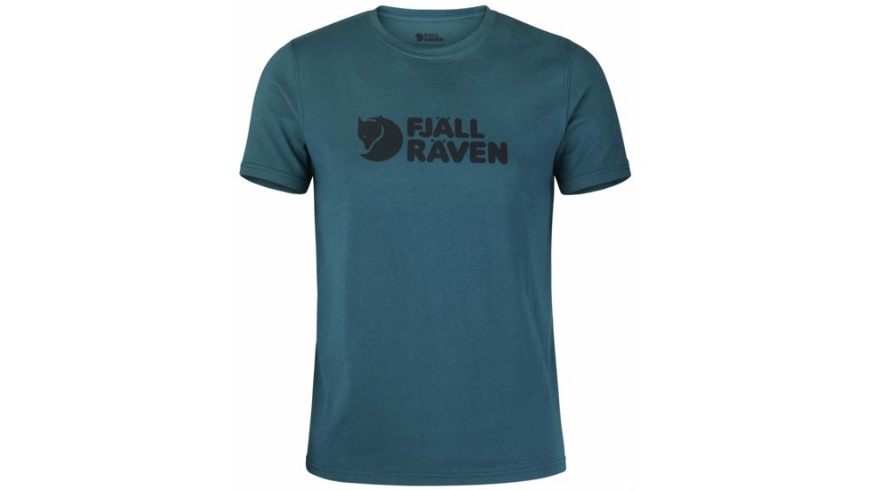 Fjallraven Logo T-Shirt - Men's-Glacier Green-Large